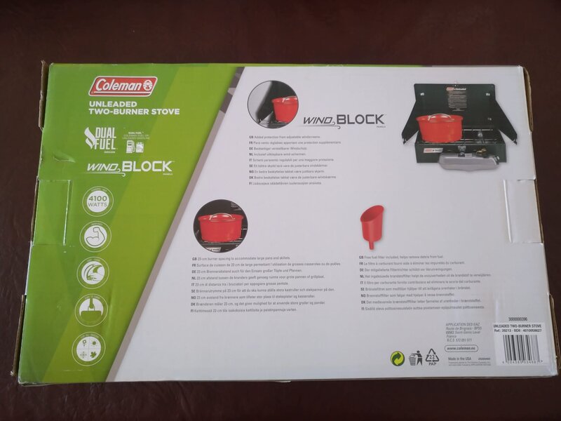 Aragaz Coleman 424 cu doua arzatoare putere 4100 W NOU