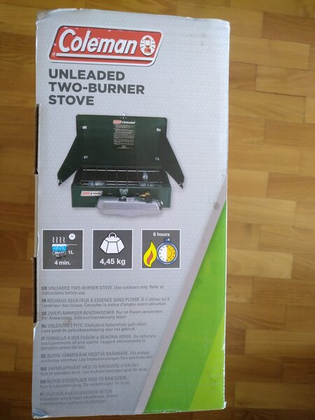 Aragaz Coleman 424 cu doua arzatoare putere 4100 W NOU