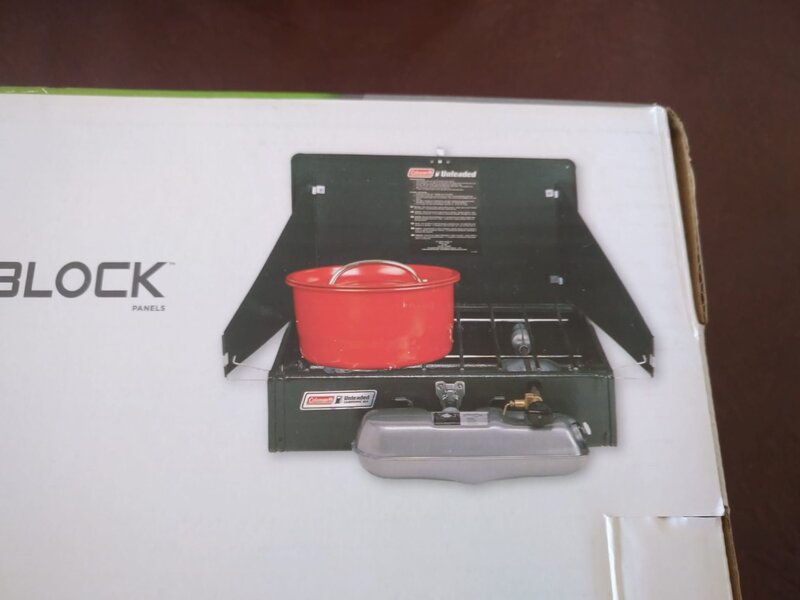 Aragaz Coleman 424 cu doua arzatoare putere 4100 W NOU